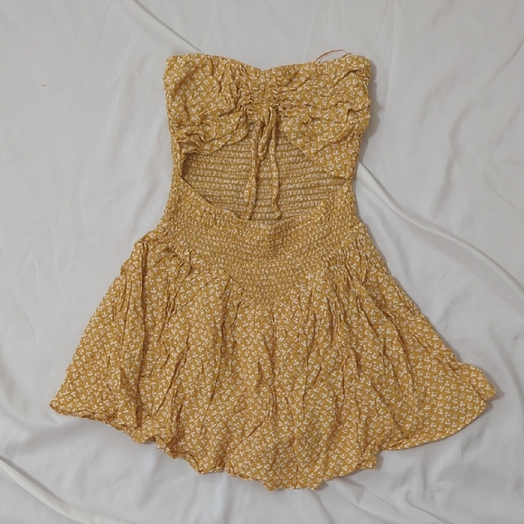 Skylar + Madison Romper Dress, Color Yellow, Size S - Picture 1 of 13